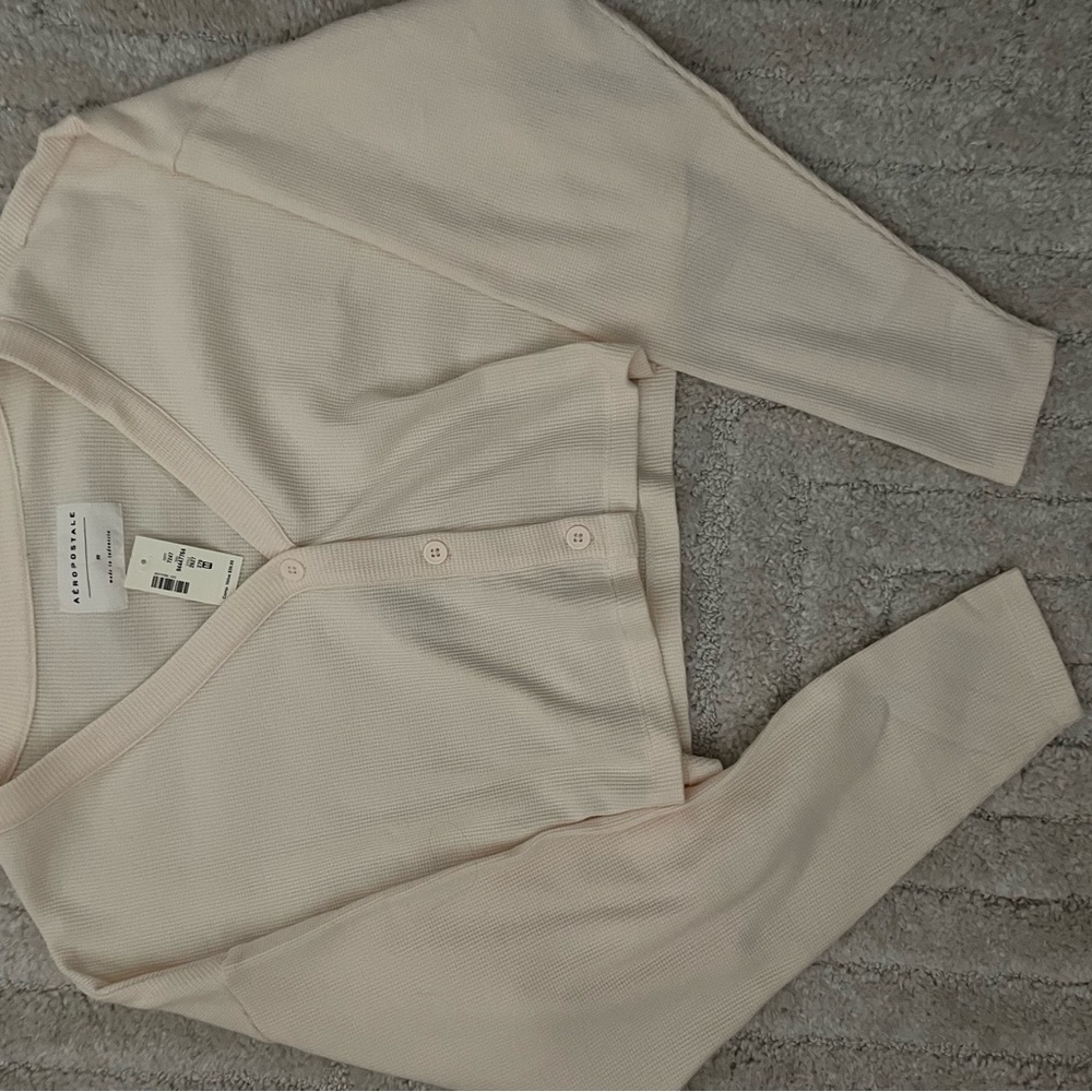 Aeropostale waffle print top